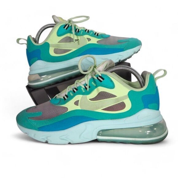 Nike Air Max 270 React 'Psychedelic Art' Sneakers AO4971-301 Men's 8 - Picture 1 of 12